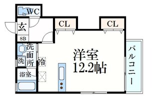 ときわ打出レクランの物件間取画像